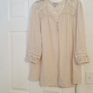 Beige 3x blouse